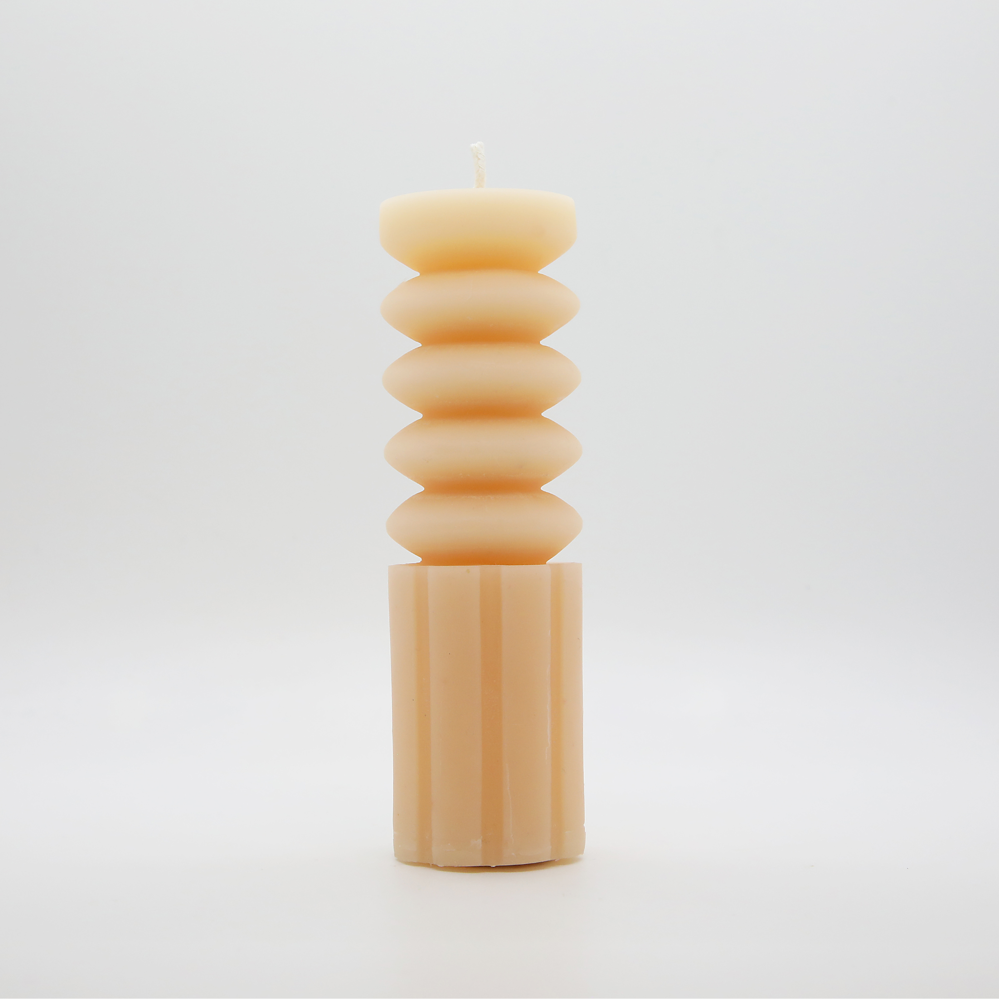 Spindle Pillar Beeswax Candle