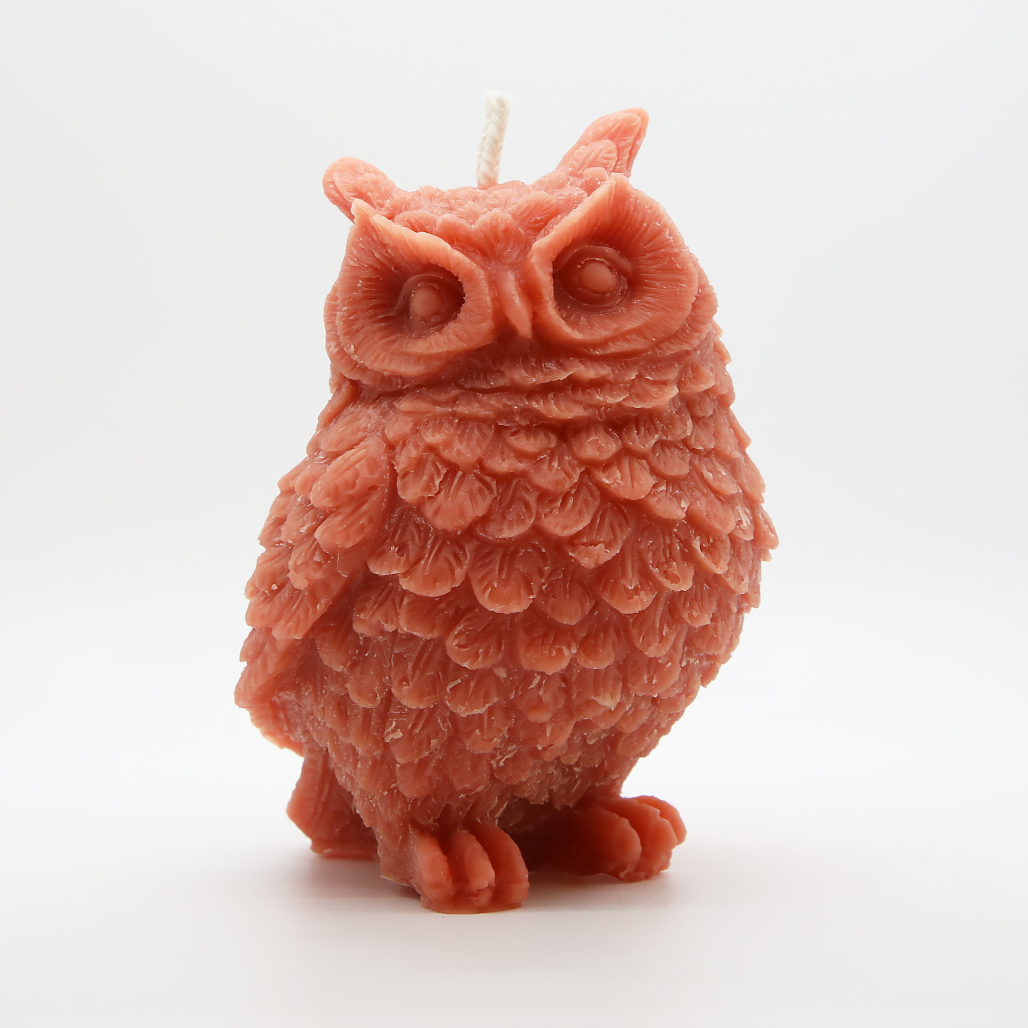 Owl Beeswax Candle