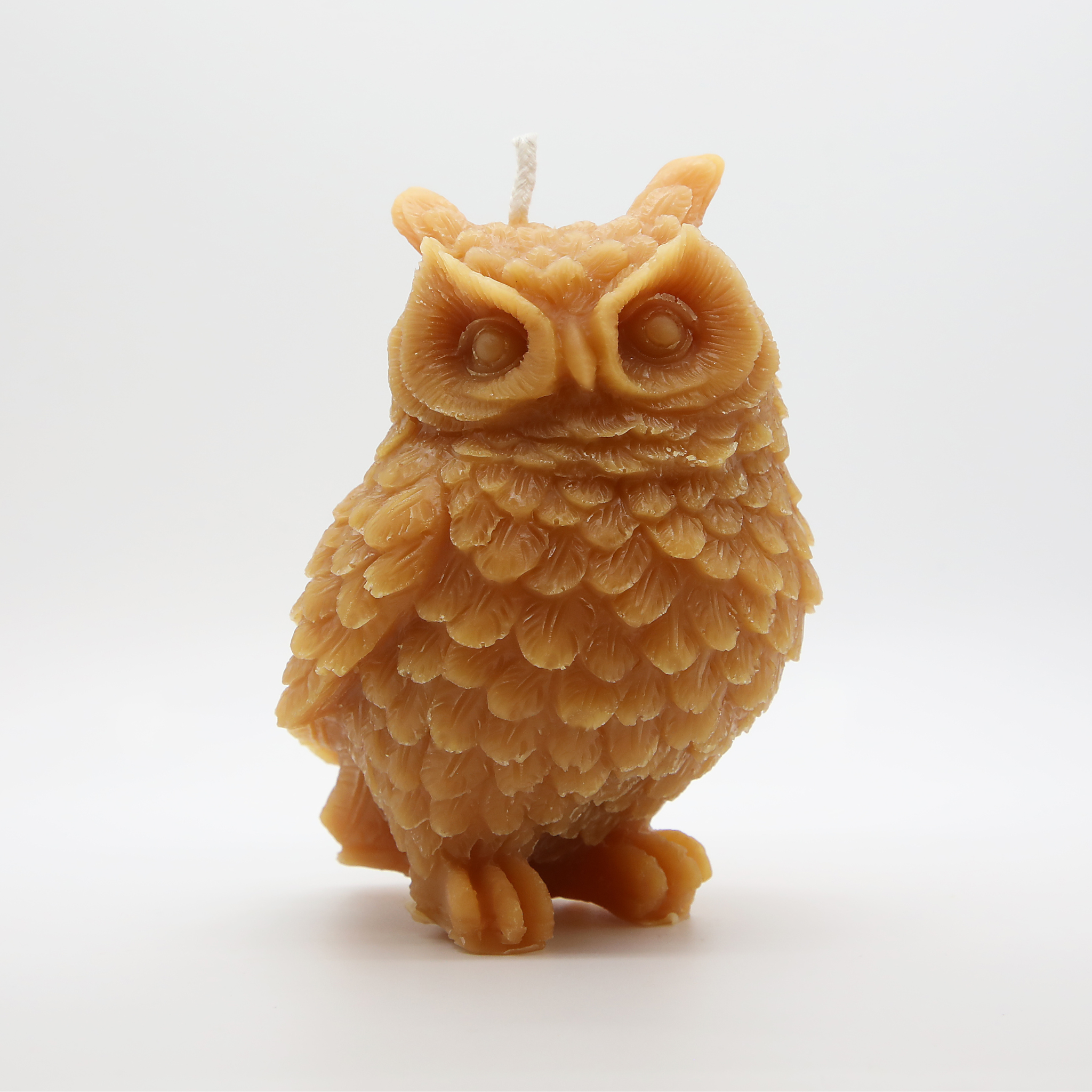 Owl Beeswax Candle