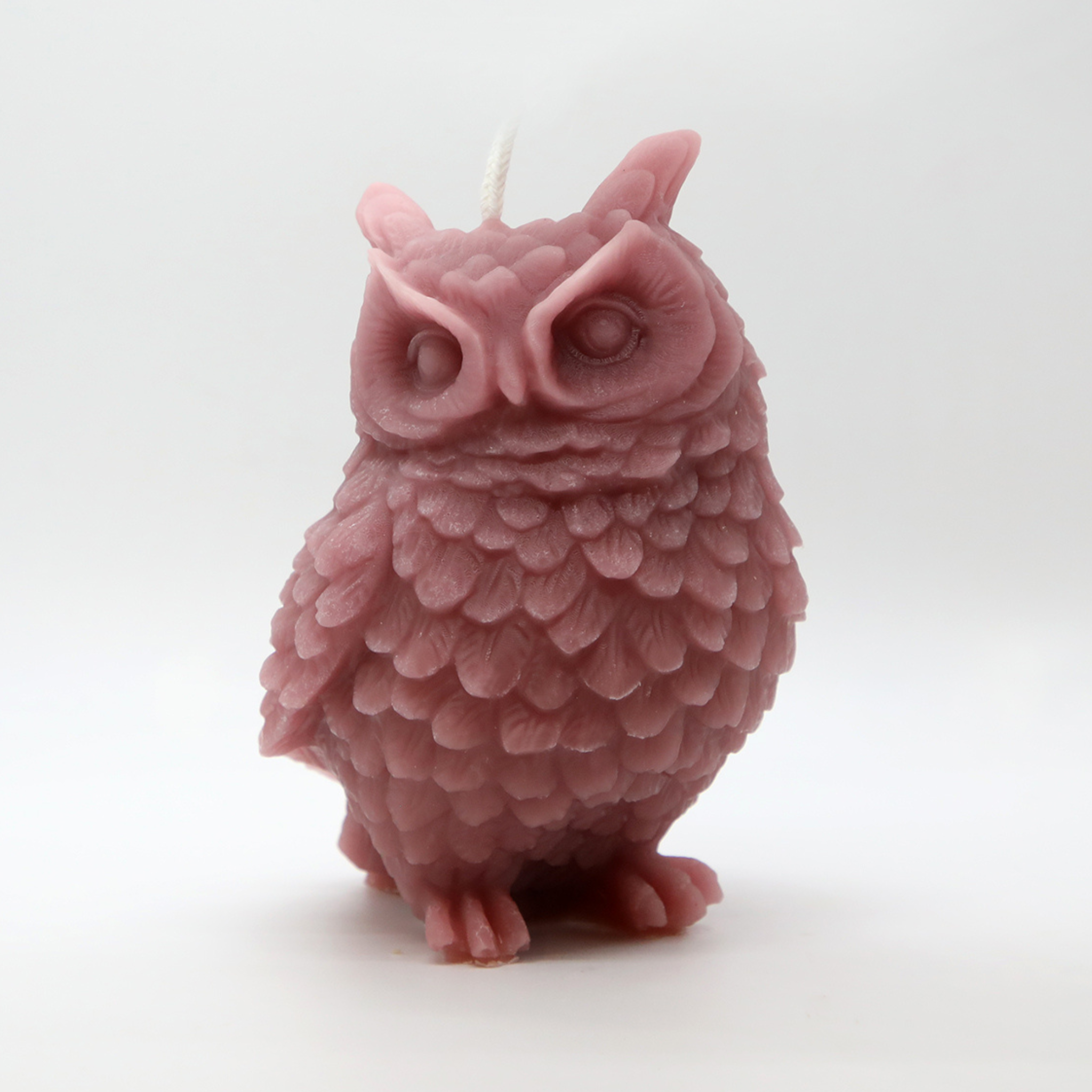 Owl Beeswax Candle