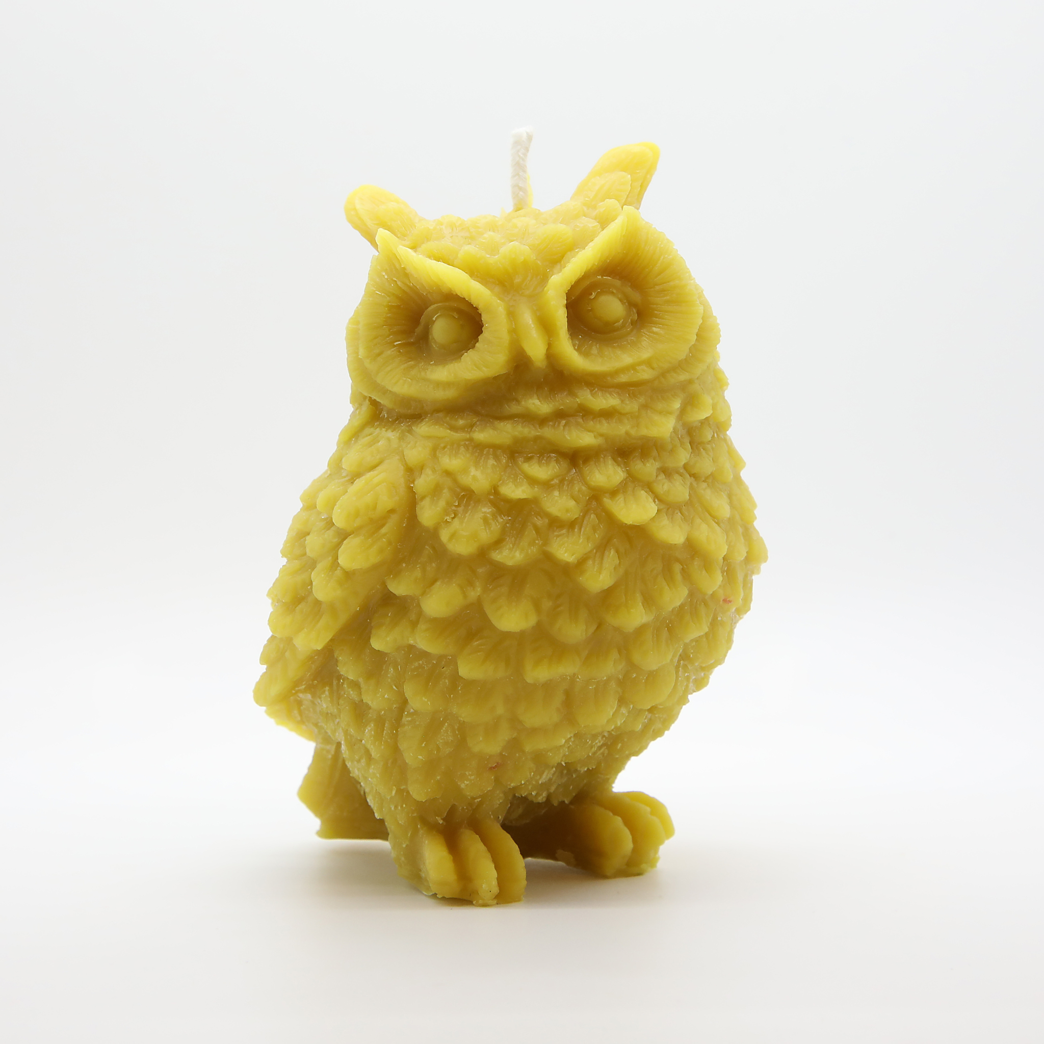 Owl Beeswax Candle
