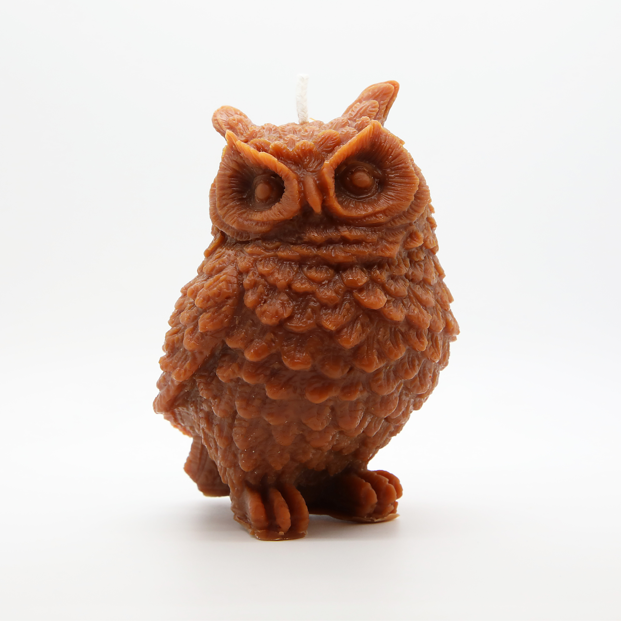 Owl Beeswax Candle