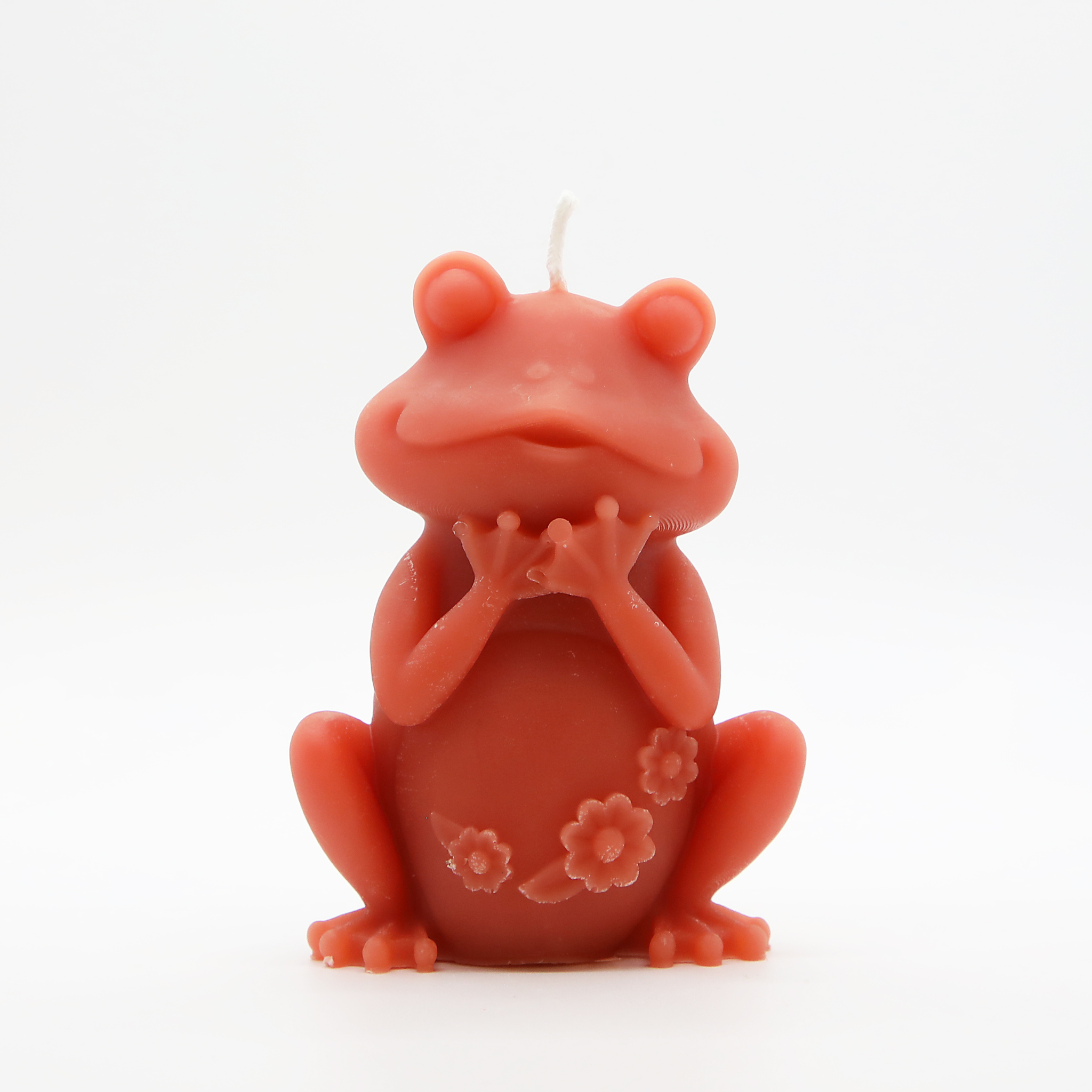 Frog Beeswax Candle