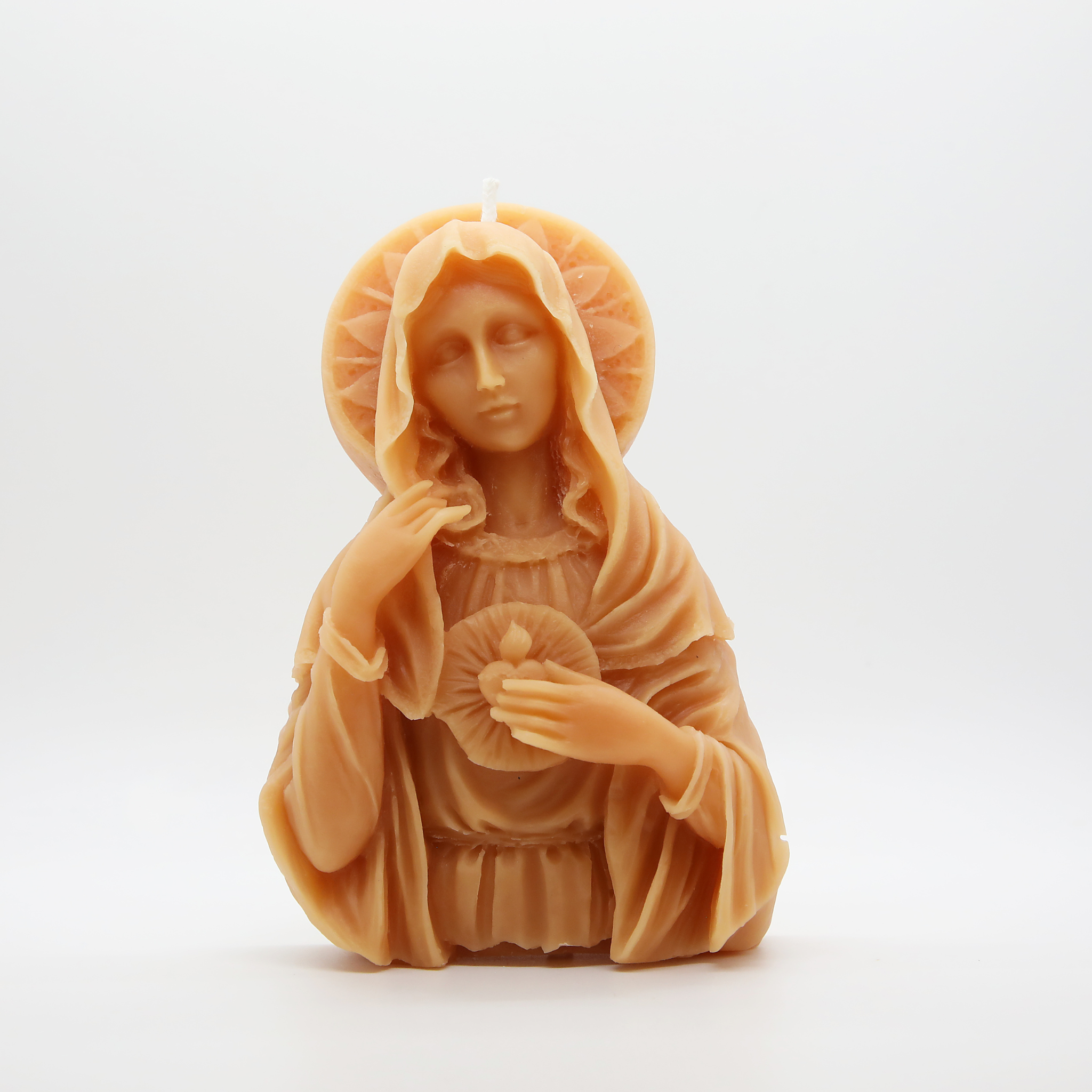 Mary Beeswax Candle