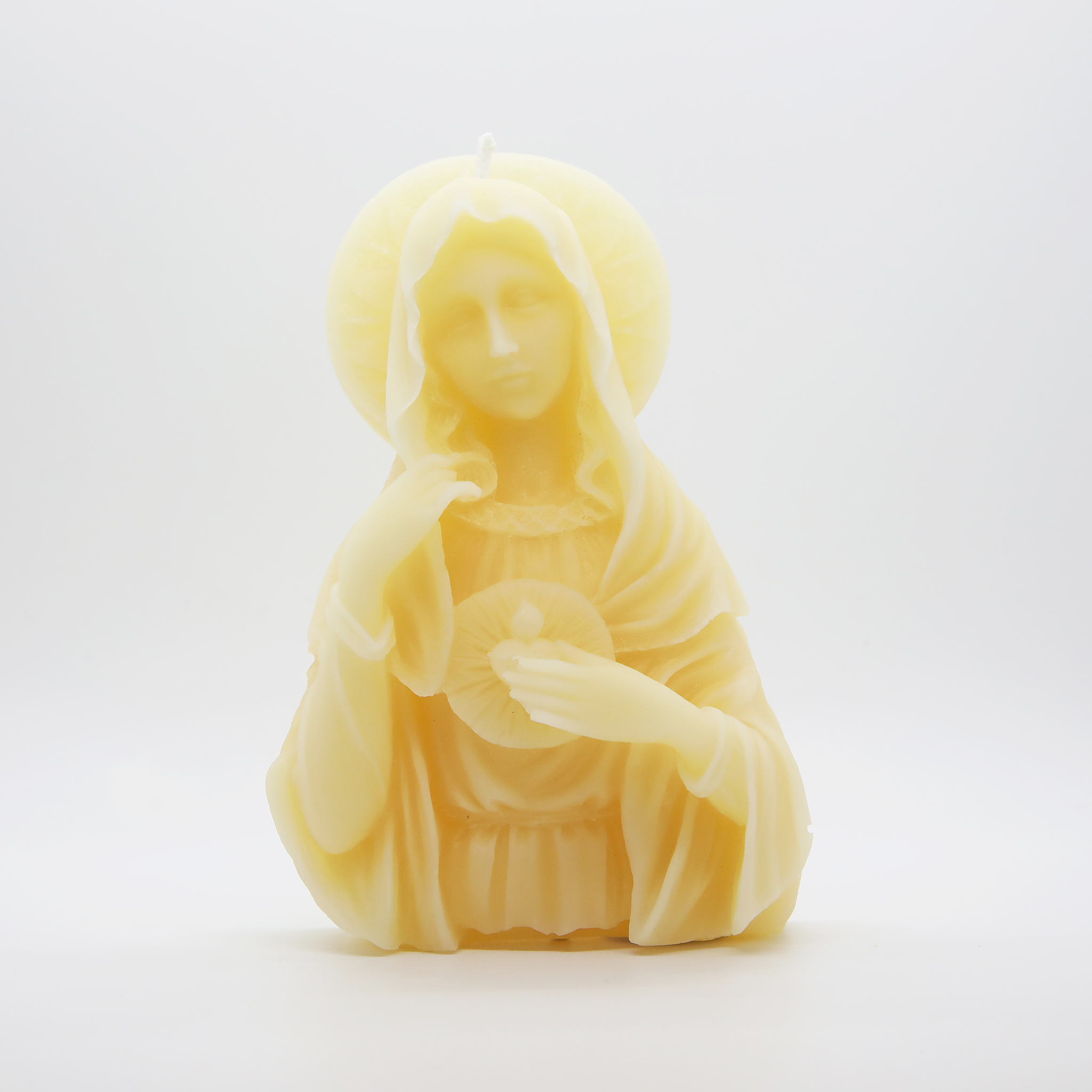 Mary Beeswax Candle