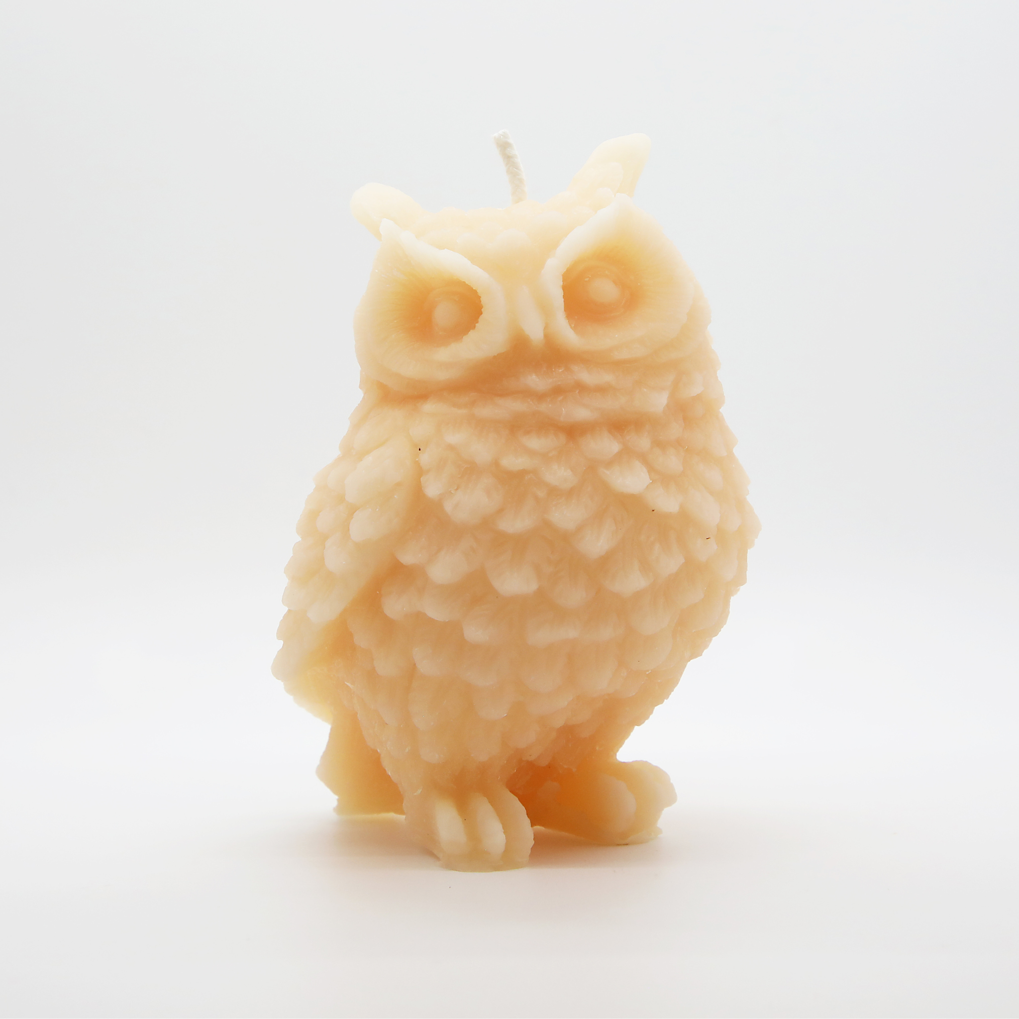Owl Beeswax Candle
